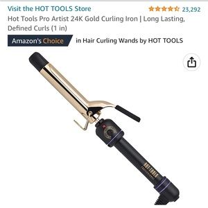Hot Tools 1inch curling iron